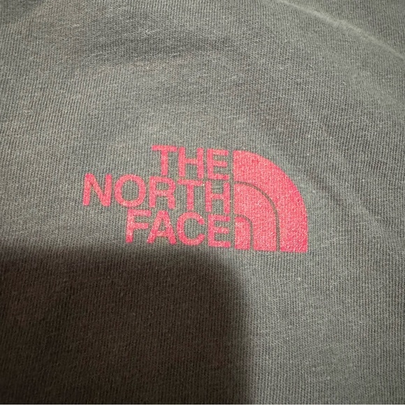 The North Face Tee TNF T-shirt Men’s Size Medium Gray And Red Graphic Print Tee - Picture 2 of 11